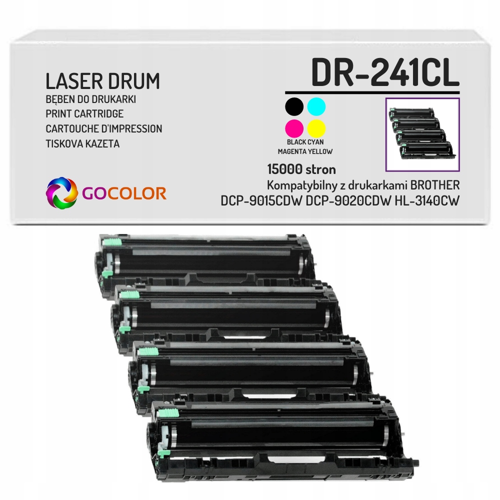 Nowy do brother DR241CL DR-241CL bęben MFC-9340CDW DCP-9022CDW HL-3172CDW