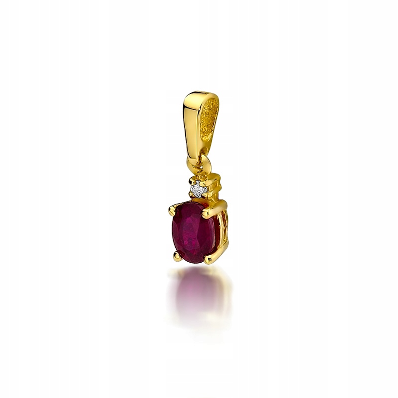 

Złota Zawieszka Klasyczna 585 Rubin 0,60 ct