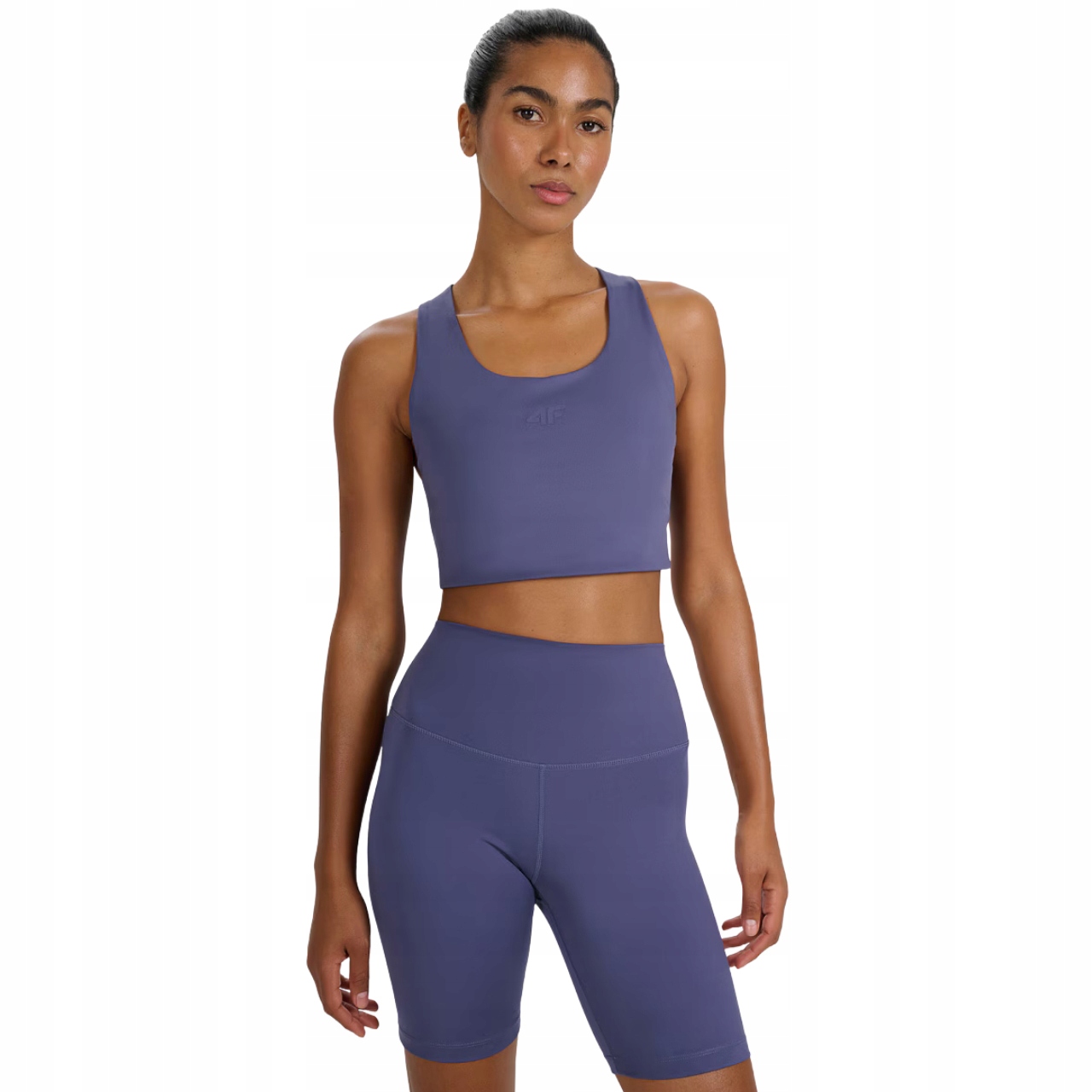 Stanik sportowy 4F F225 ciemny granat 4FWAW25USBAF225 30S S