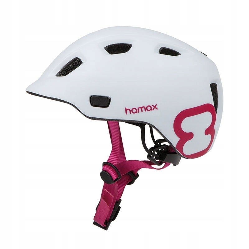 Hamax Dětská přilba vel. 52-56 Thundercap bílá/pink
