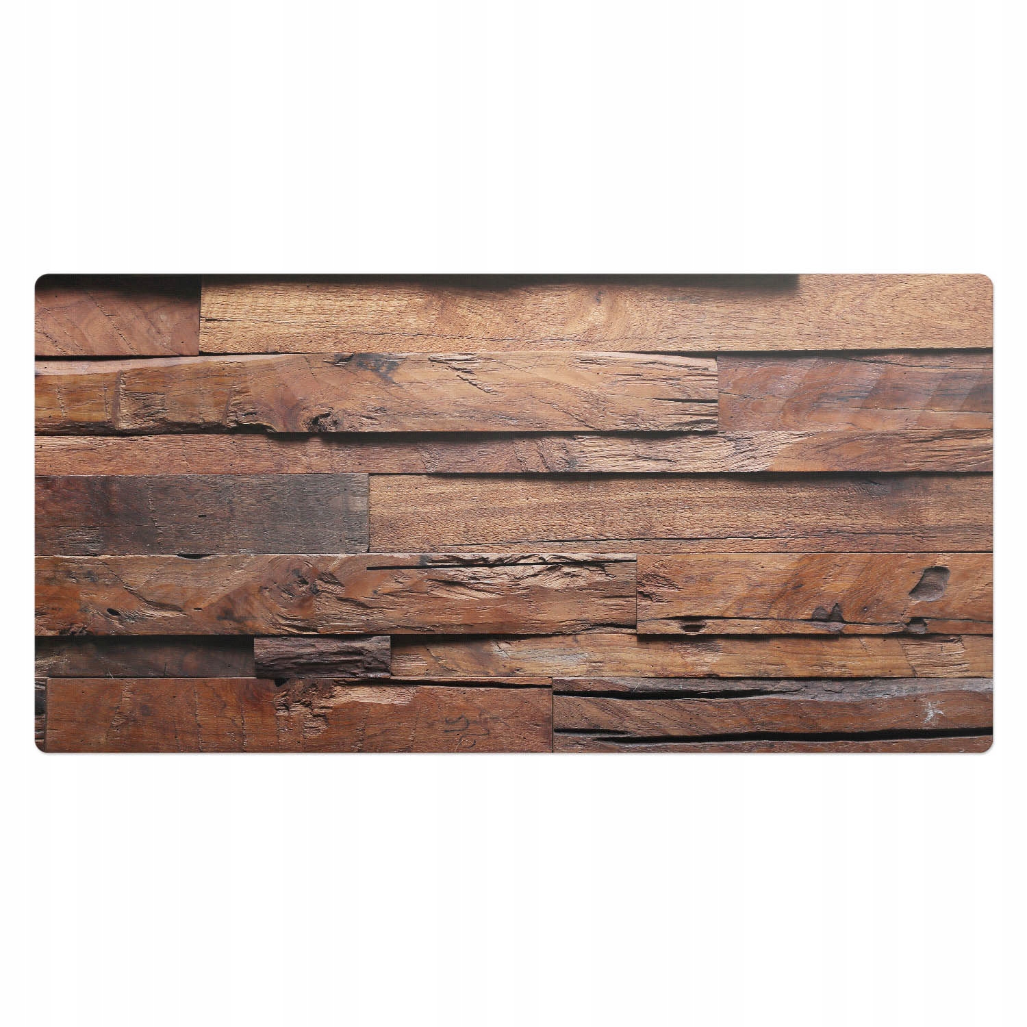 Dekorativní podložka se vzorem na psací stůl Přírodní struktura dřeva 100 x 50 cm