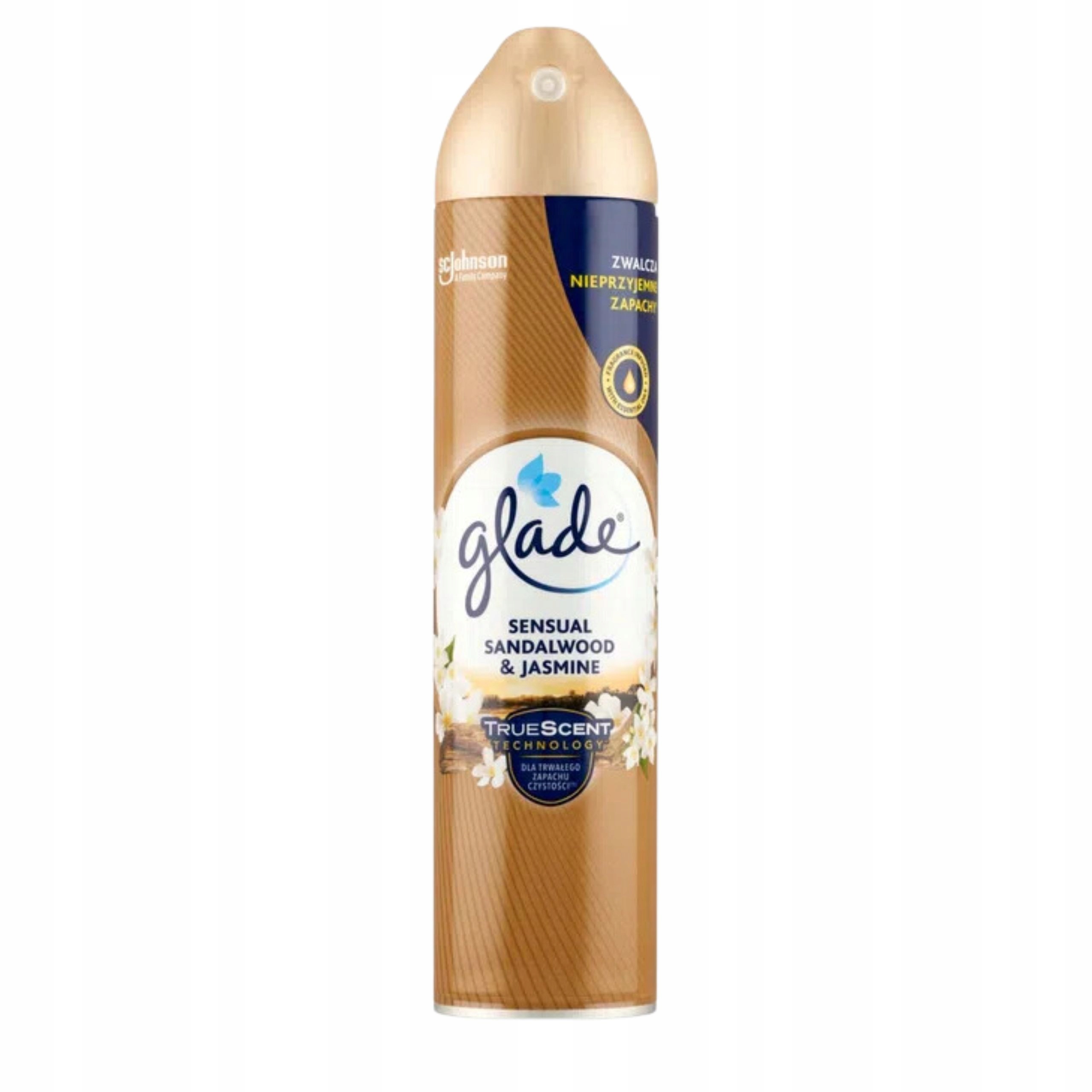 GLADE ODŚWIEŻACZ POWIETRZA SPRAY SENSUAL SANDALWOOD & JASMINE 300 ML
