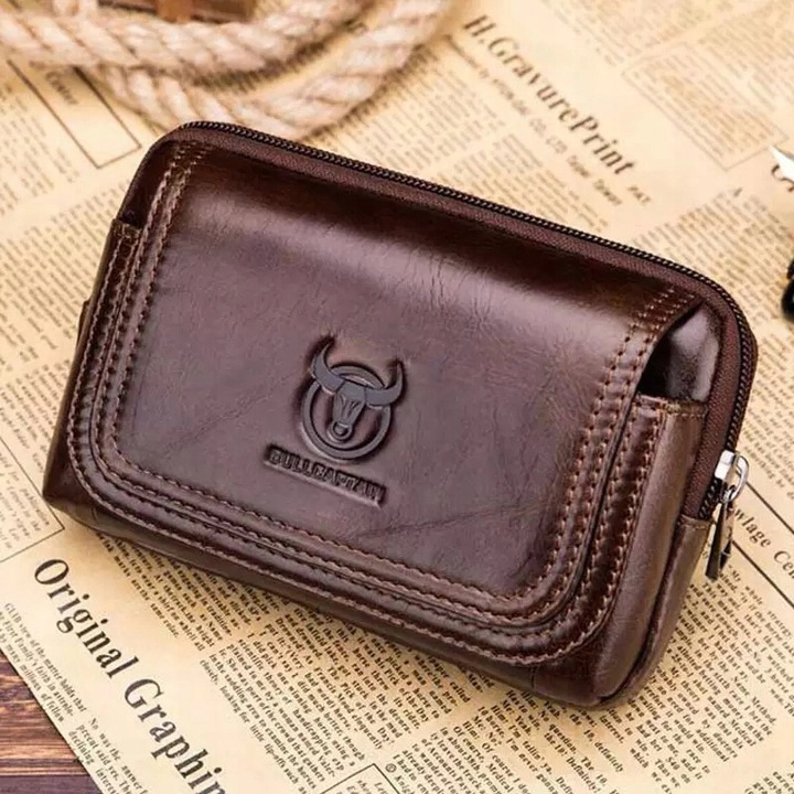 Saszetka BULL CAPTAIN nerka na pasek skóra Model ABHB