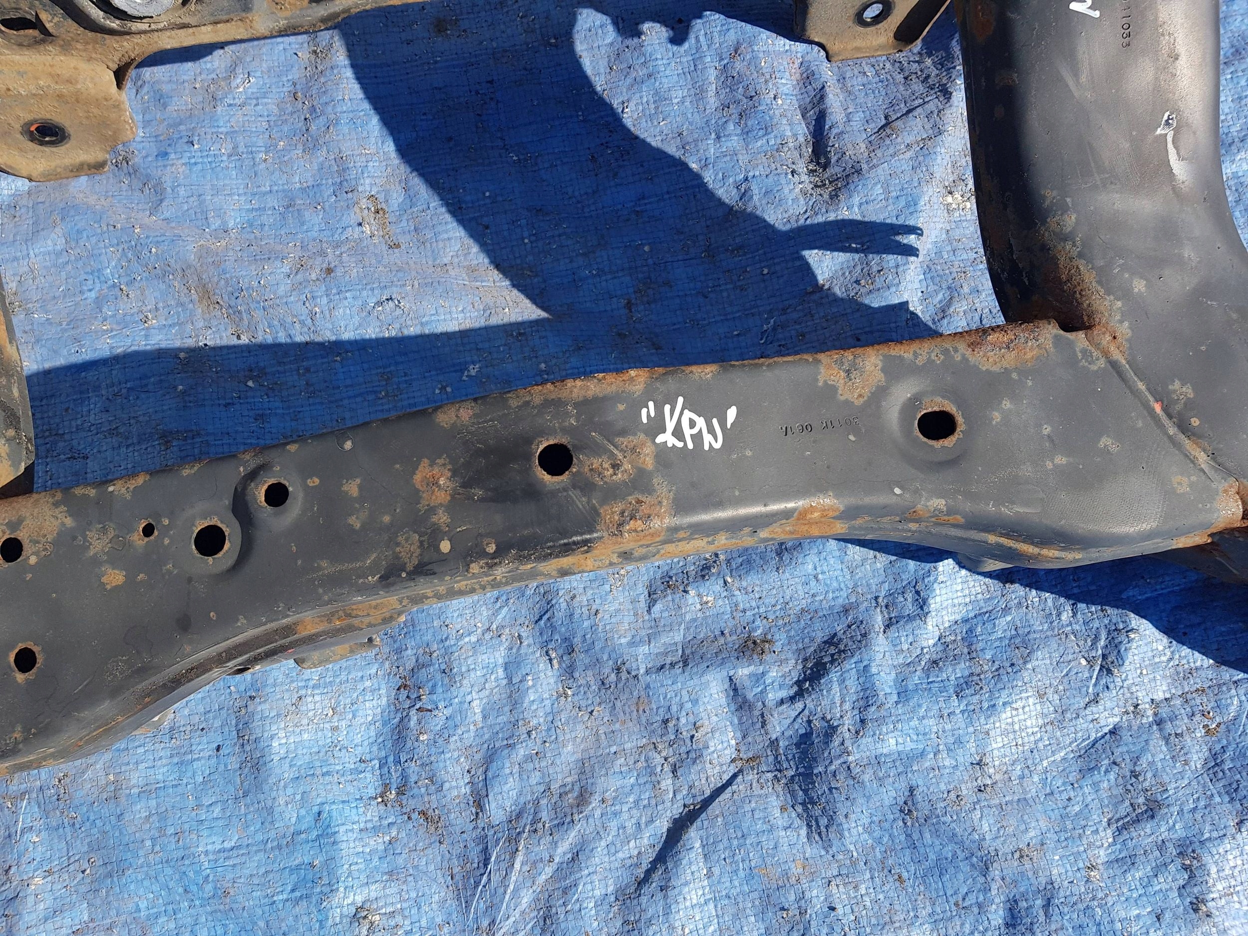 axle beam rear part MERCEDES ML W166 sider subframe axle beam