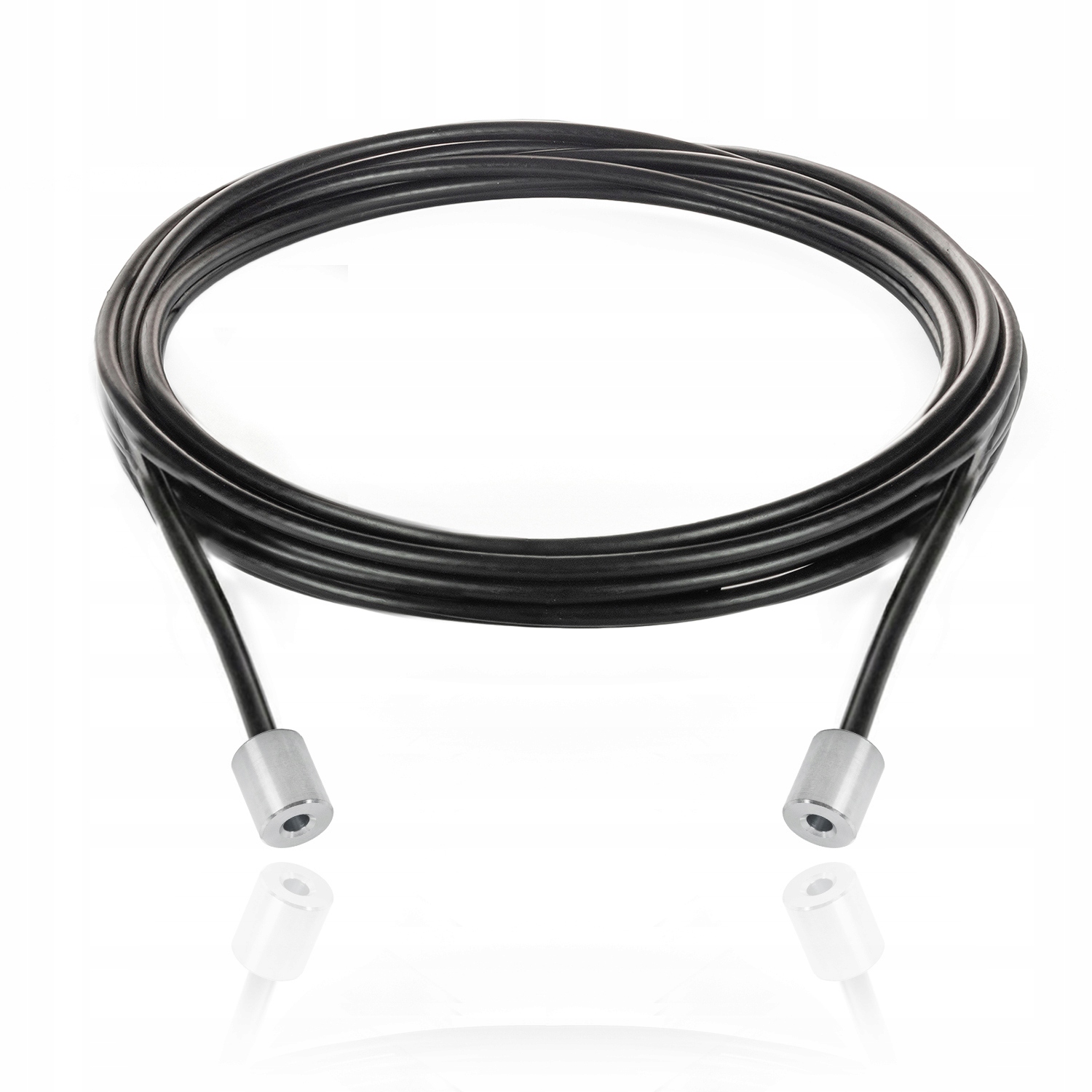 Ocelové lano pro Atlas Tělocvična Stoper-Stoper s opletením Nylon 5/6,5 mm 3,5 m