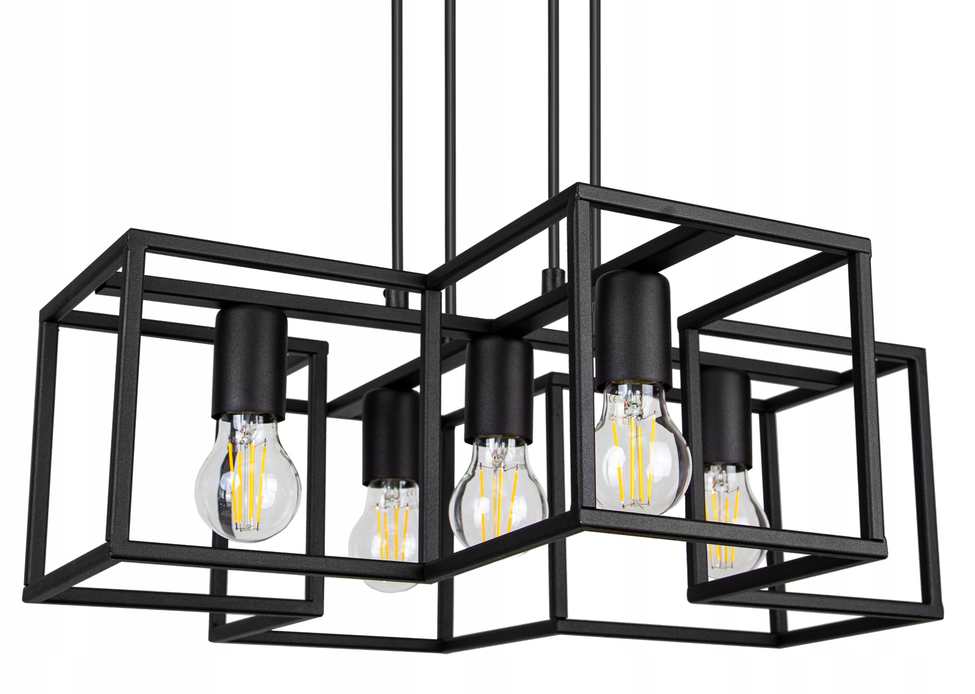 

Lampa Sufitowa Plafon Żyrandol Loft Edison Led
