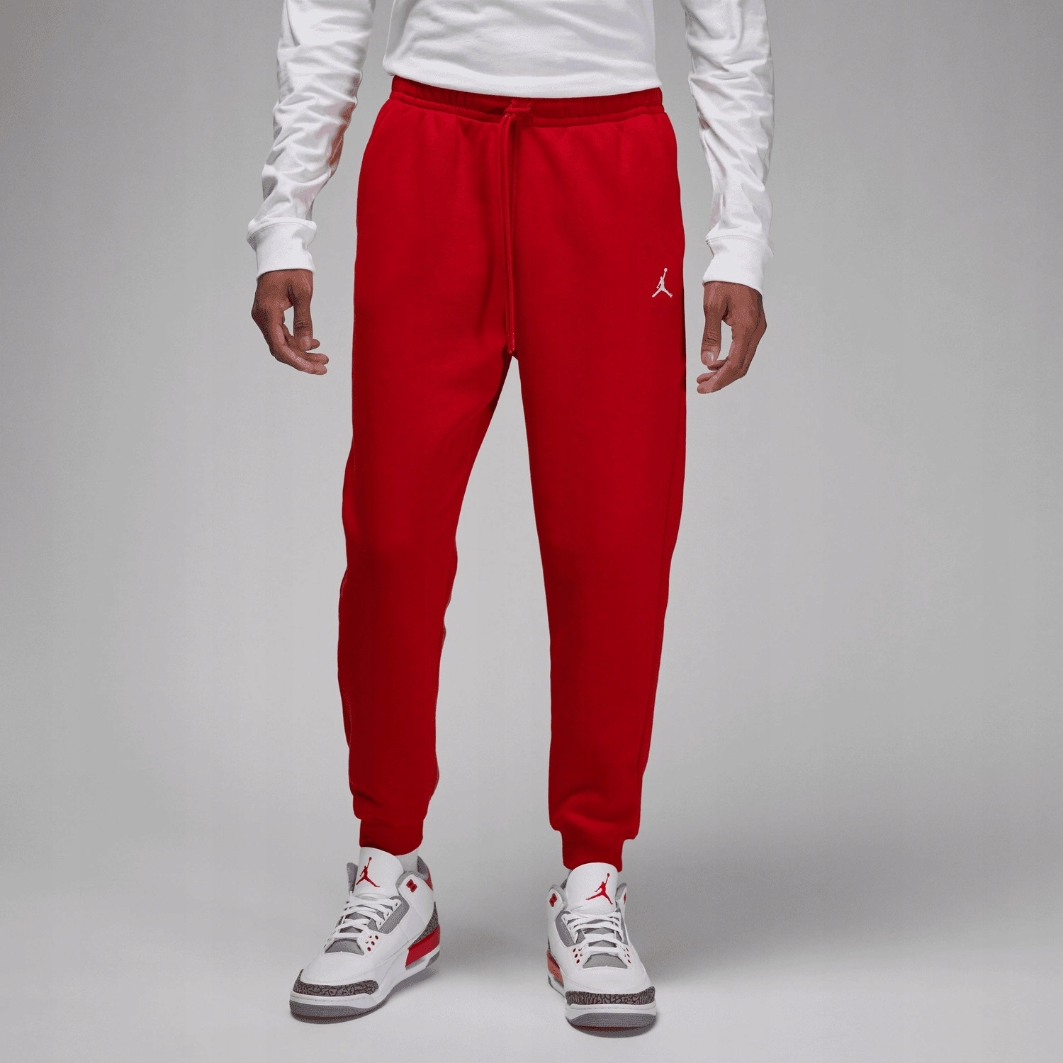 Dresové kalhoty Jordan Essential Fleece FJ7779-687 velikost M červené