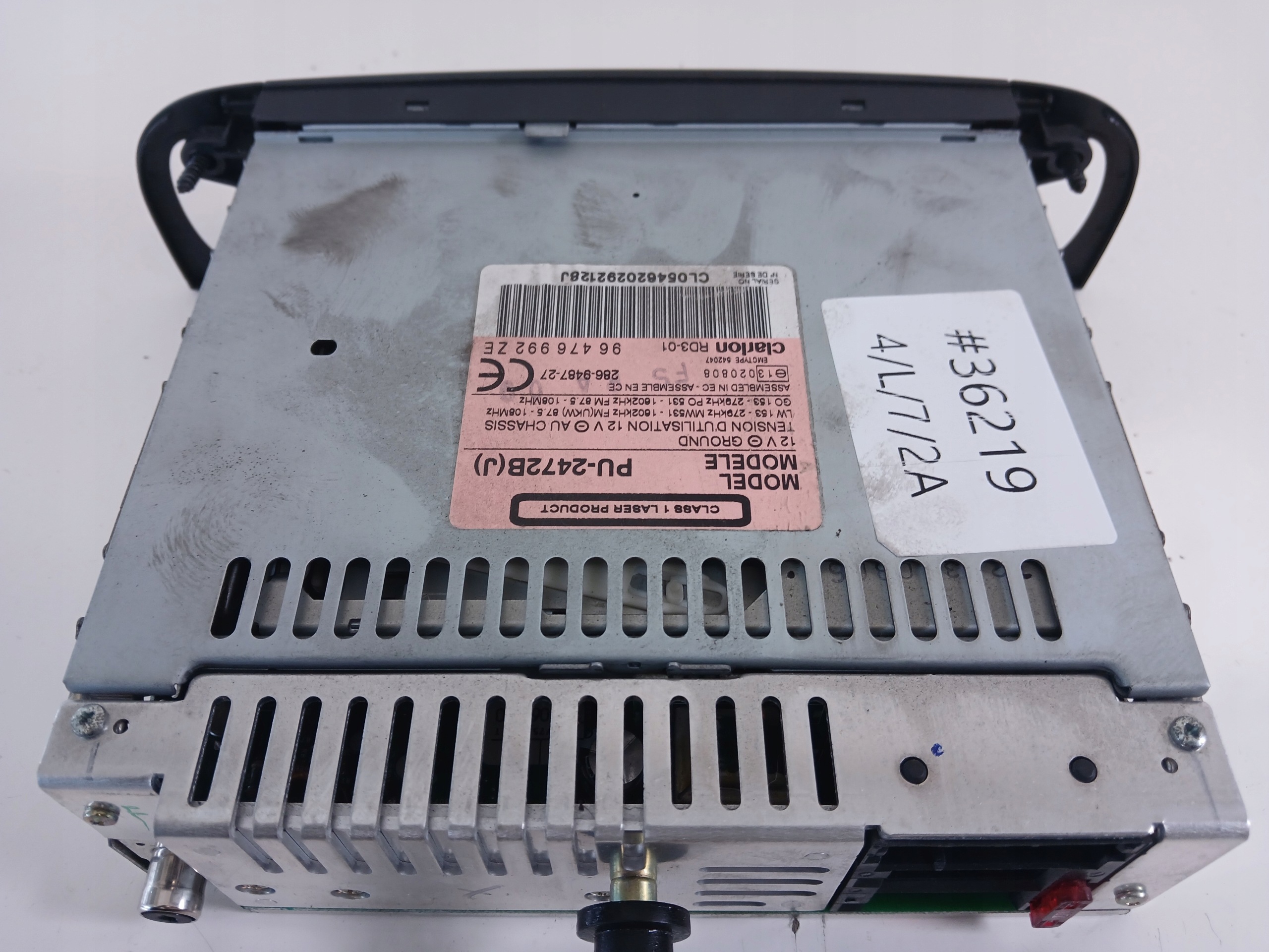 CITROEN C5 und RADIO FABRYCZNE CD 96476992ZE