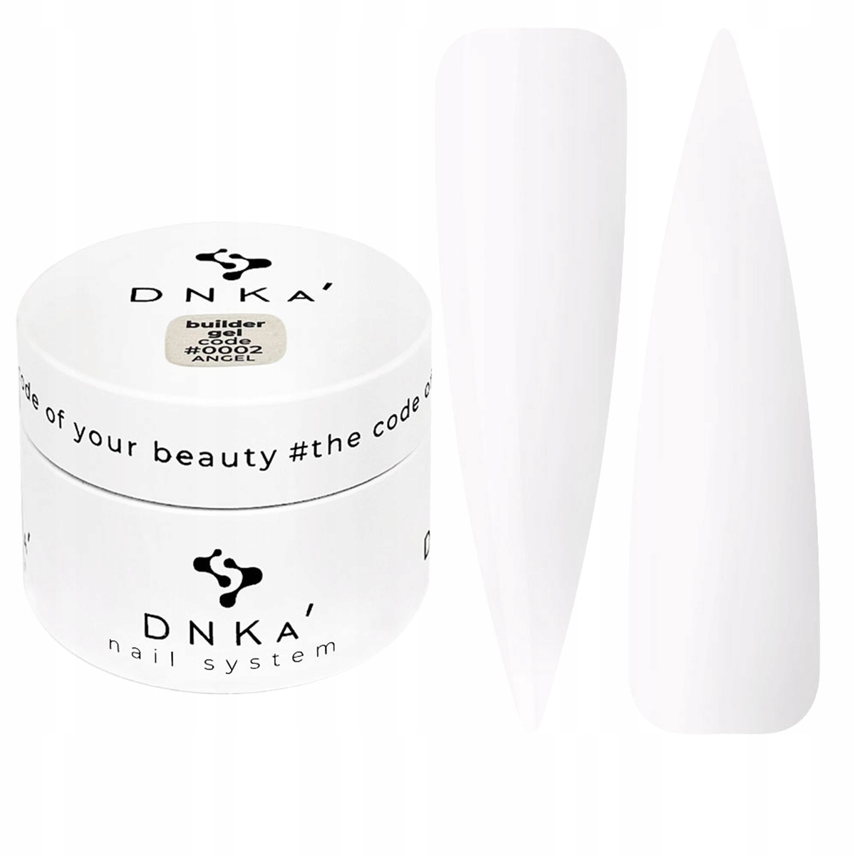 DNKa’ Builder Gel #0002 Angel, 30 ml żel budujący mleczny