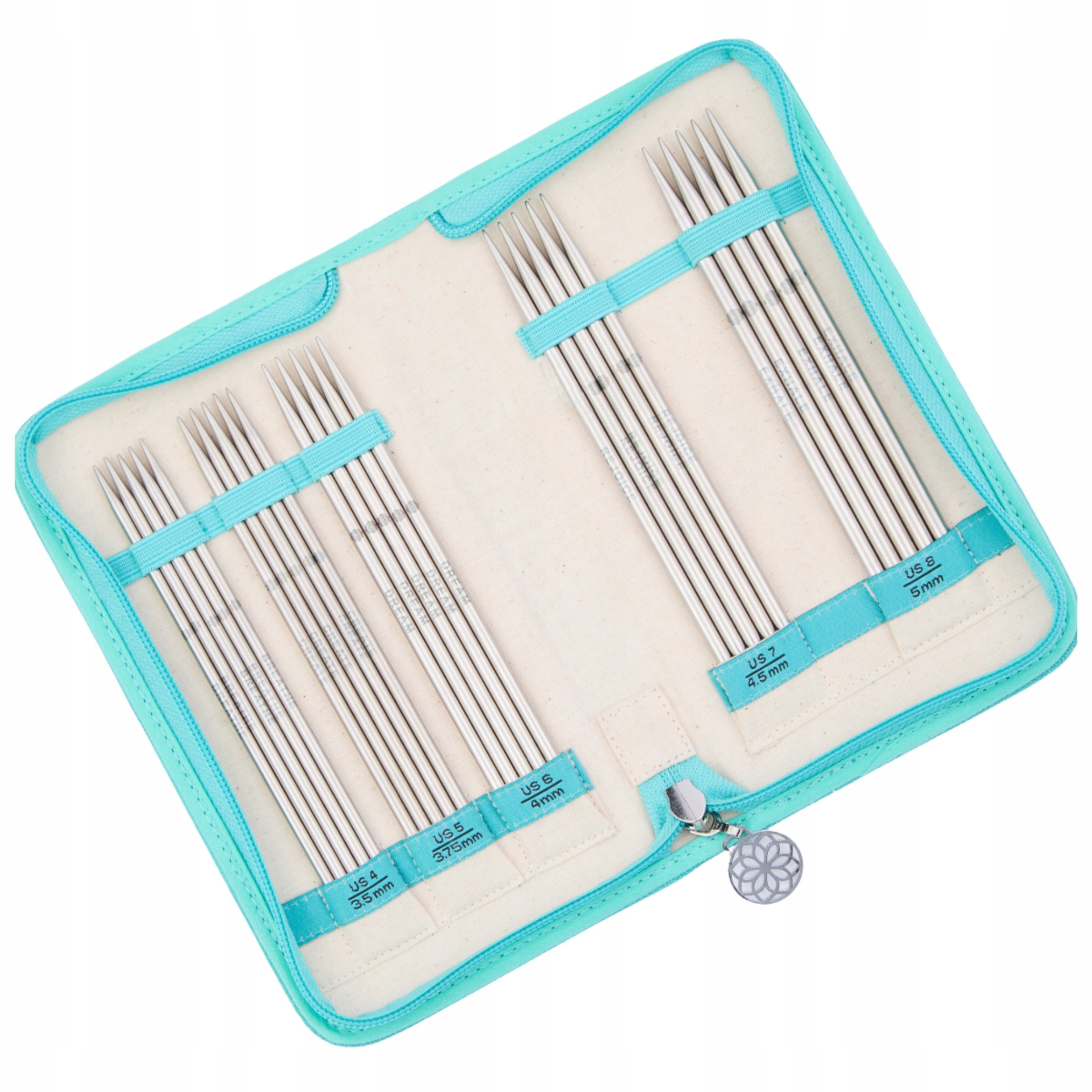 sada kovových drátů na ponožky 15cm Knitpro Mindful Compassion