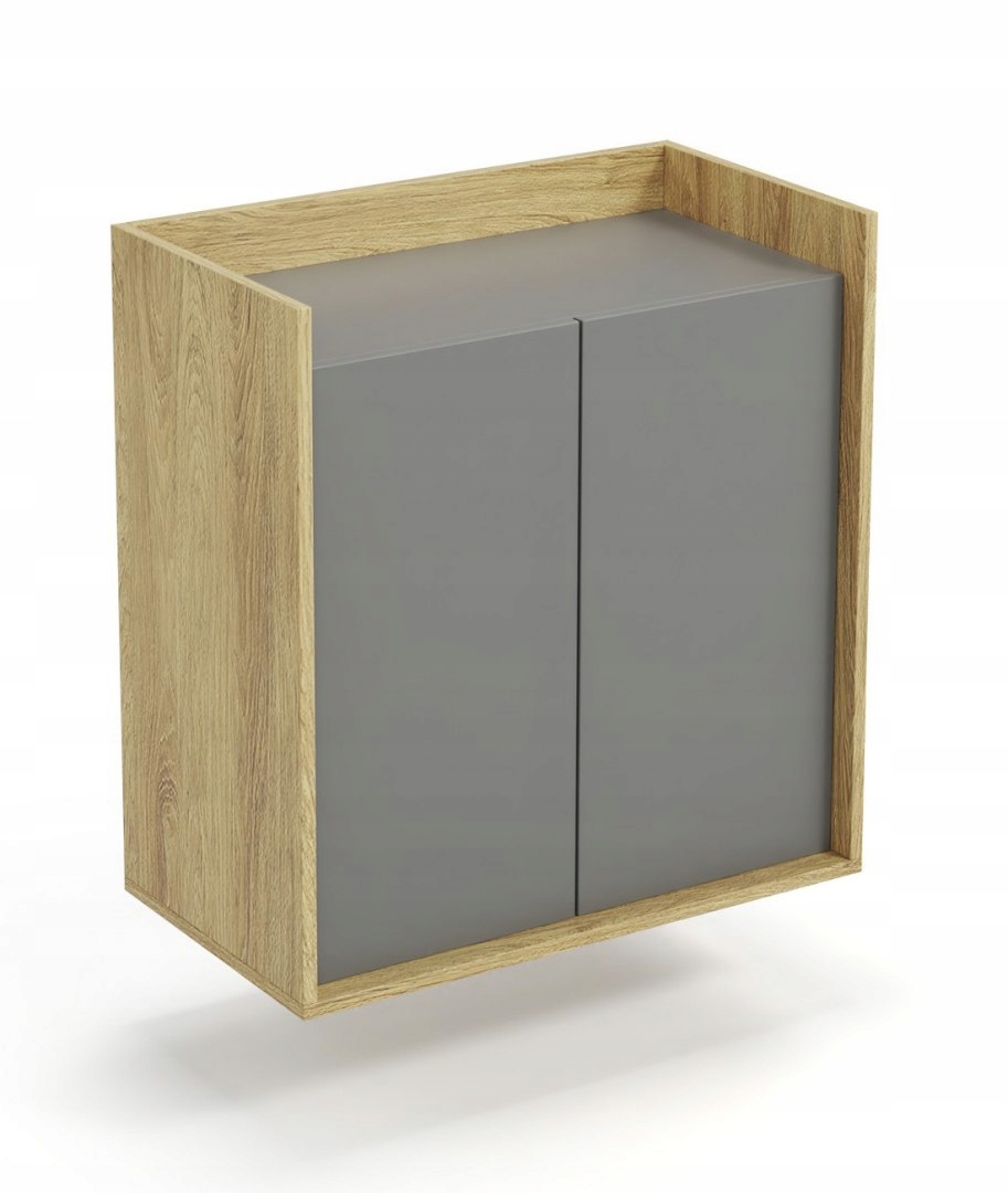 Halmar MOBIUS SZAFKA 2D hikora naturalna szary