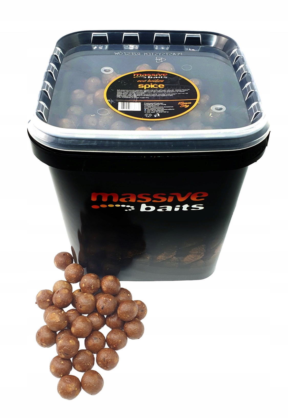 Massive Baits Eco 18 mm 3 kg Spice Kulki Proteinowe