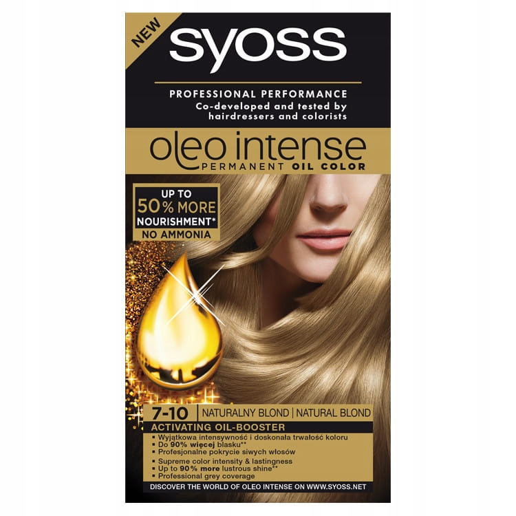 

Syoss Oleo Intense Farba 7-10 naturalny blond