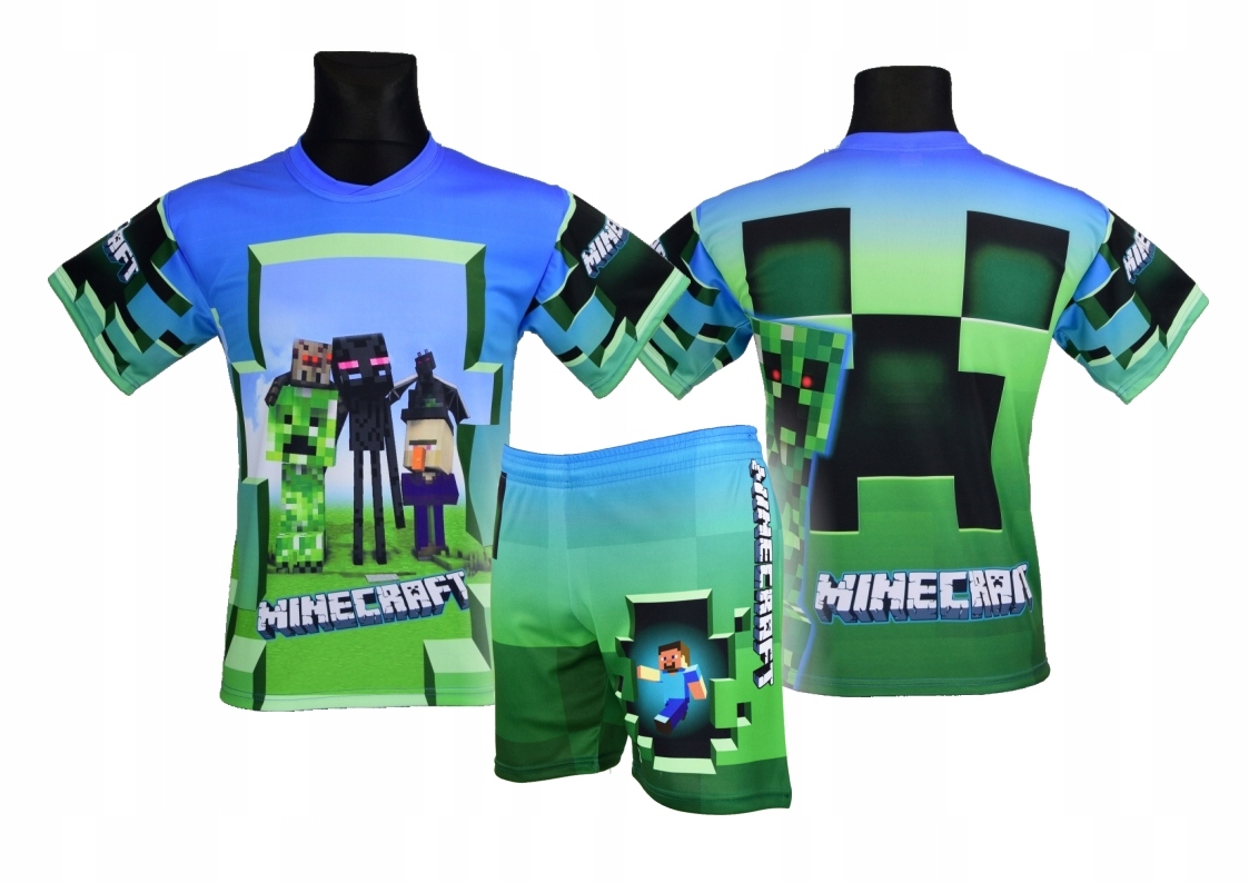 

Strój koszulka spodenki Minecraft Mn 2 rozm. 116