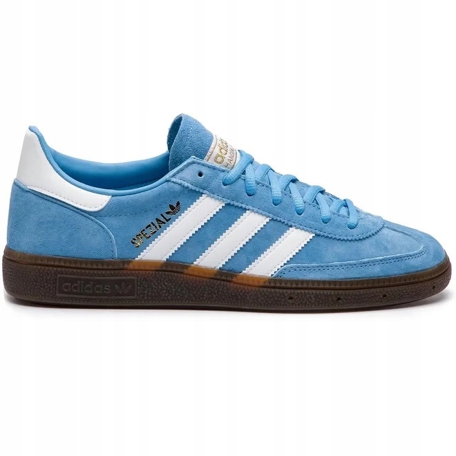 Boty Adidas Handball Spezial Blue BD7632 Kožené semišové tenisky 37 1/3