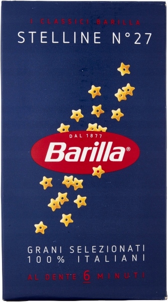 Barilla Makaron Stelline N.27 – Małe gwiazdki 16x500 g