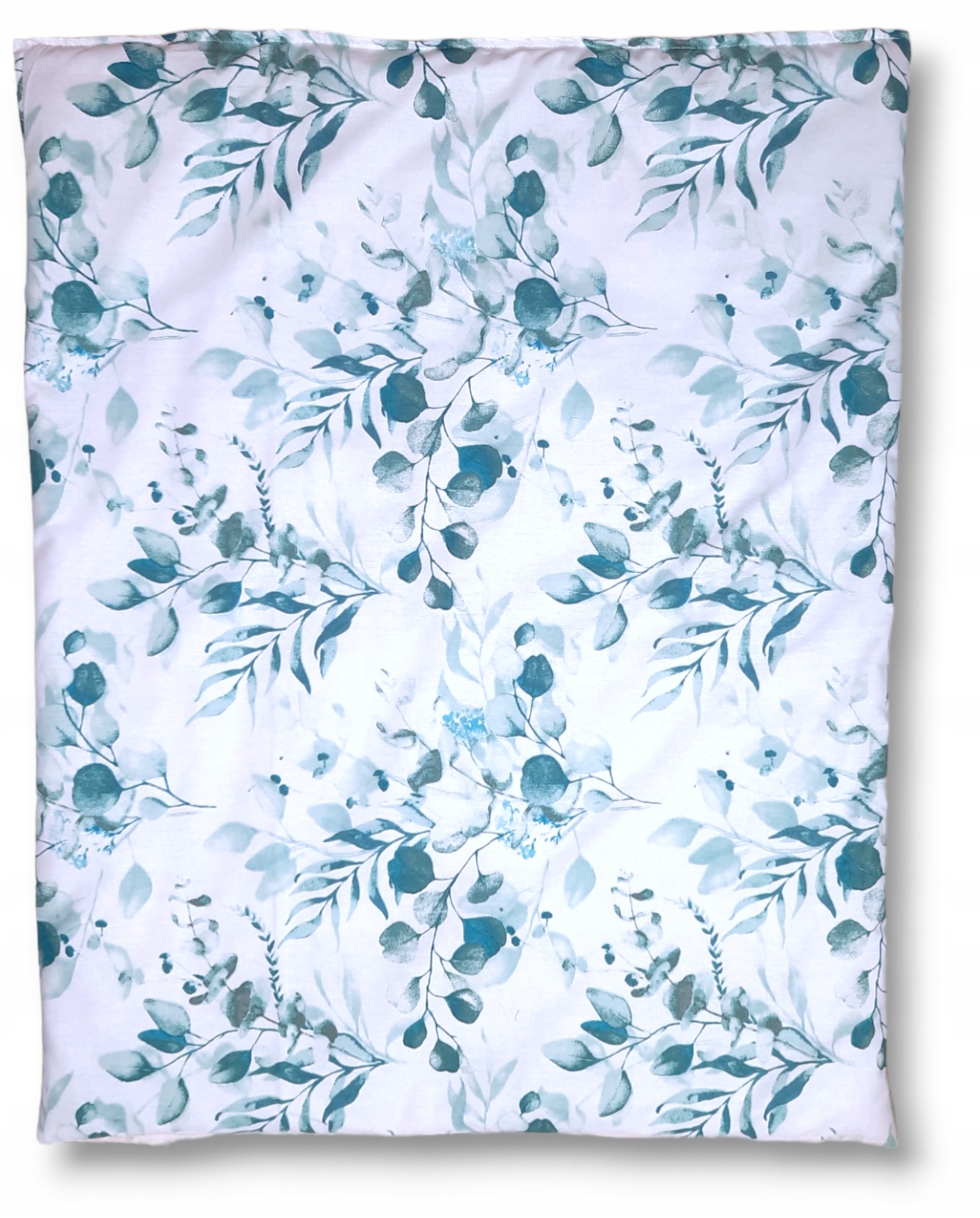 Poszewka na kołdrę do łóżeczka PEONIE akacje liście mięta 100x135 135x100