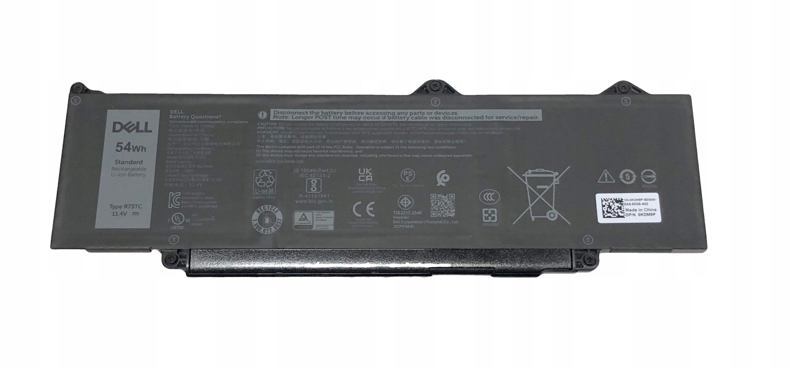 Nowa Oryginalna Bateria 54Wh DR02P Dell Latitude 5440 3540 5540 5340 3540