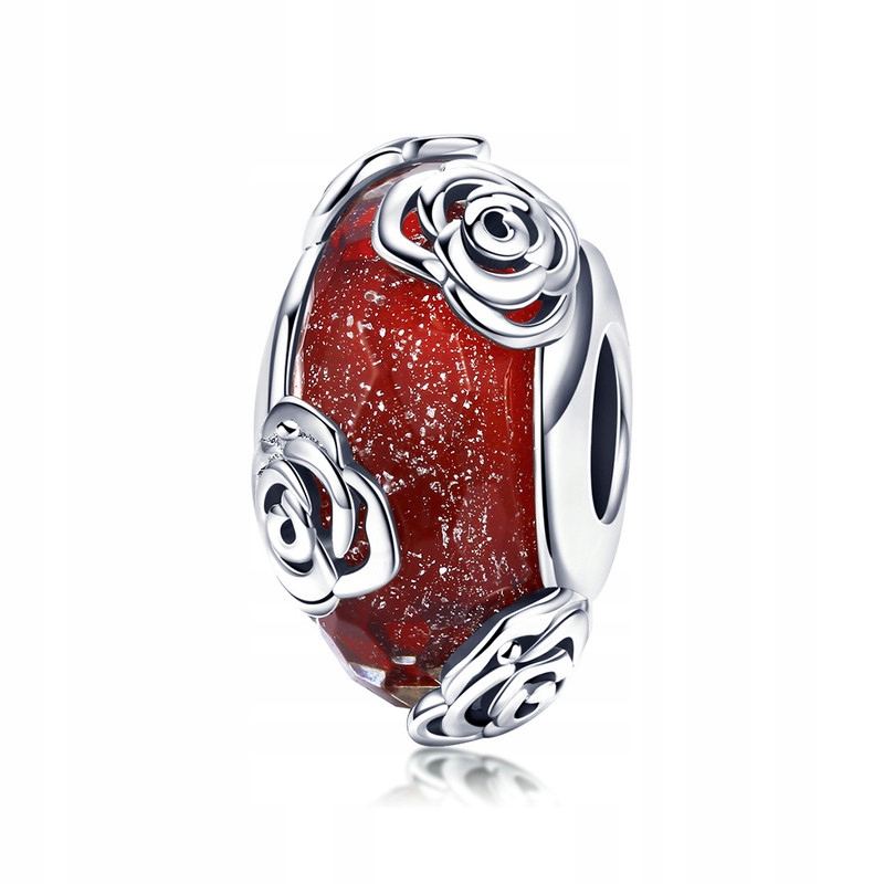 

Charms Ognista Róża Murano do Pandora S925