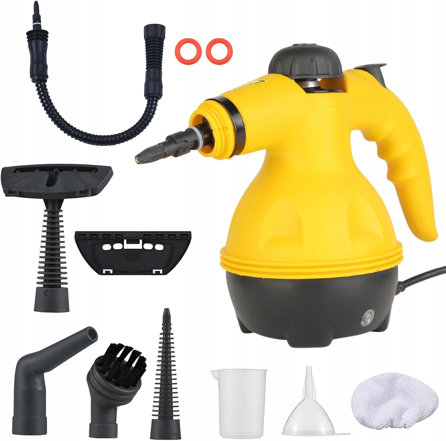 Ręczna parowa myjka 1000 W z 10 częściami akcesorió do kuchni łazienki aut