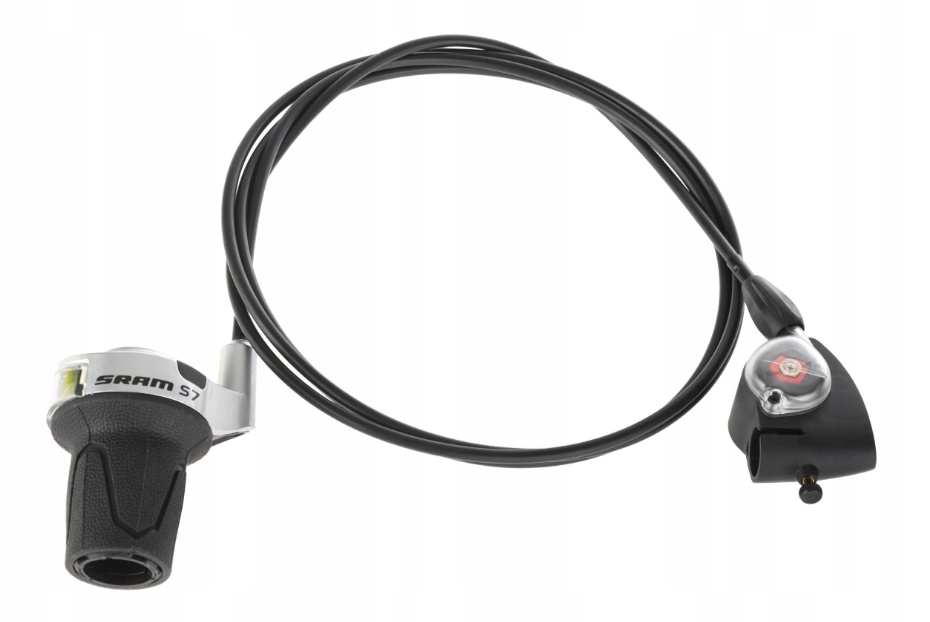 Manetka obrotowa 7-biegowa Sram Spectro s7 Srebrna Prawa Tył