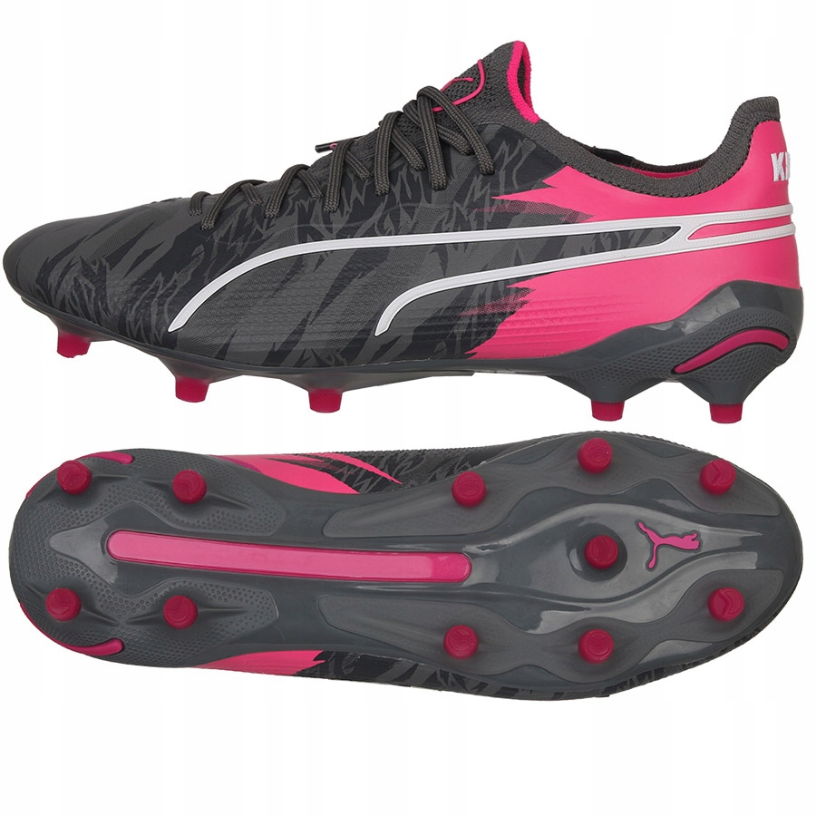 Boty Puma King Ultimate Rush Fg/ag 107824-01 šedé 44