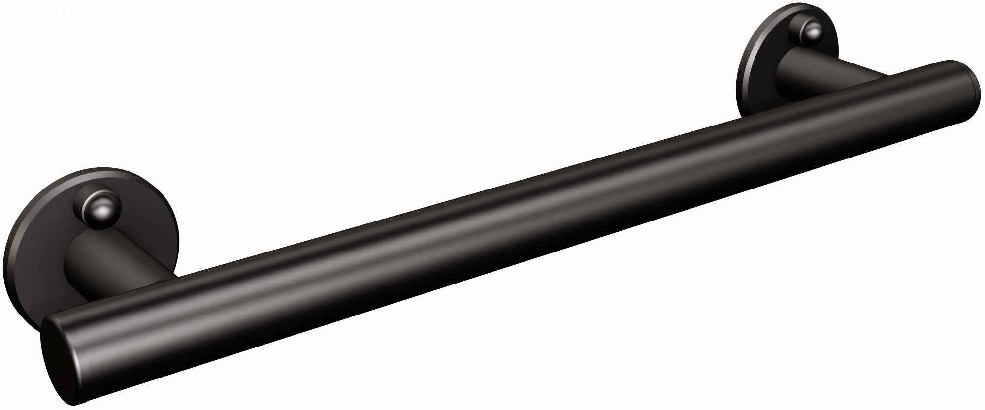 

Andex Uchwyt prosty prysznicowy 37 cm czarny Stal