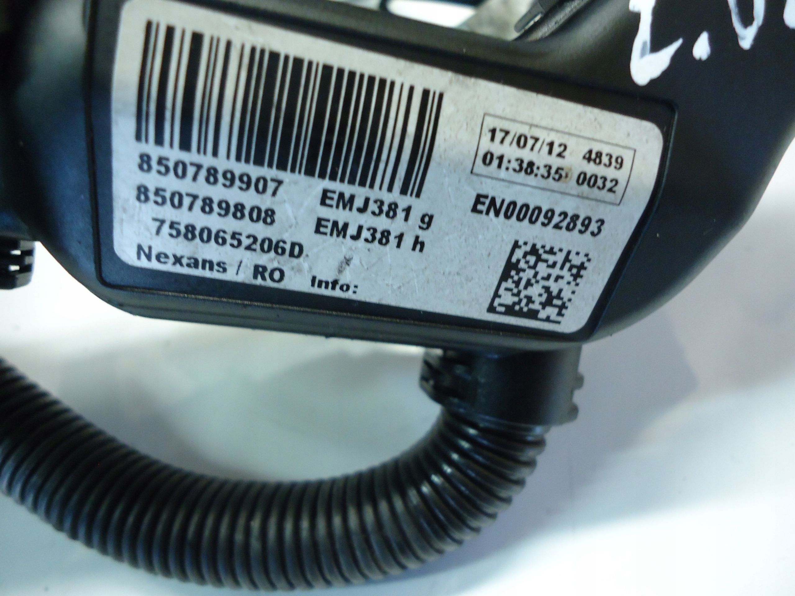 BMW 3 E90 2.0D N47D20 cablaggio cablaggio Motore 8507899