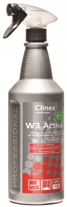

Preparat do mycia sanitariatów Clinex W3 ActivBIO