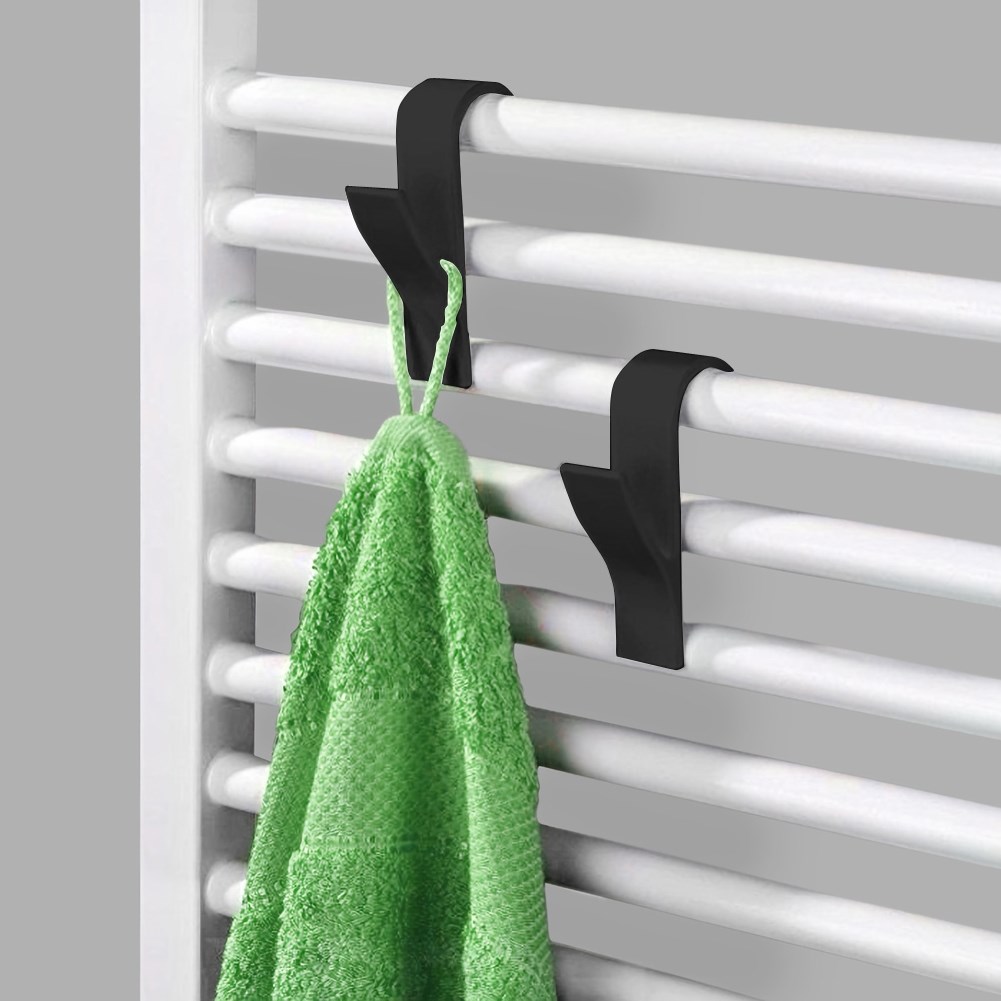 2x Haczyk WIESZAK na kaloryfer grzejnik łazienkowy drzwi drzwiczki ręcznik Marka Vilde