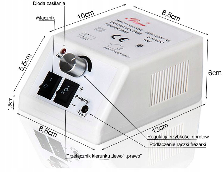 ZESTAW DO HYBRYDY Lampa LED Sun10 FREZARKA ŻEL GRATISY EAN (GTIN) 5903919098197
