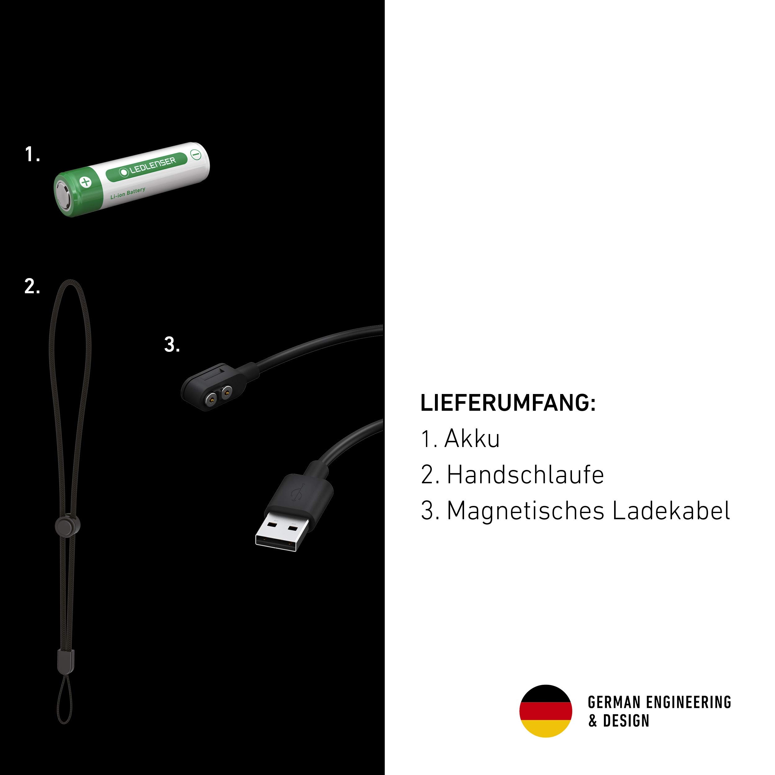 LEDLENSER P7R Core Latarka LED 1400 Lumen Akumulator Wodoodporna — miniatura 6