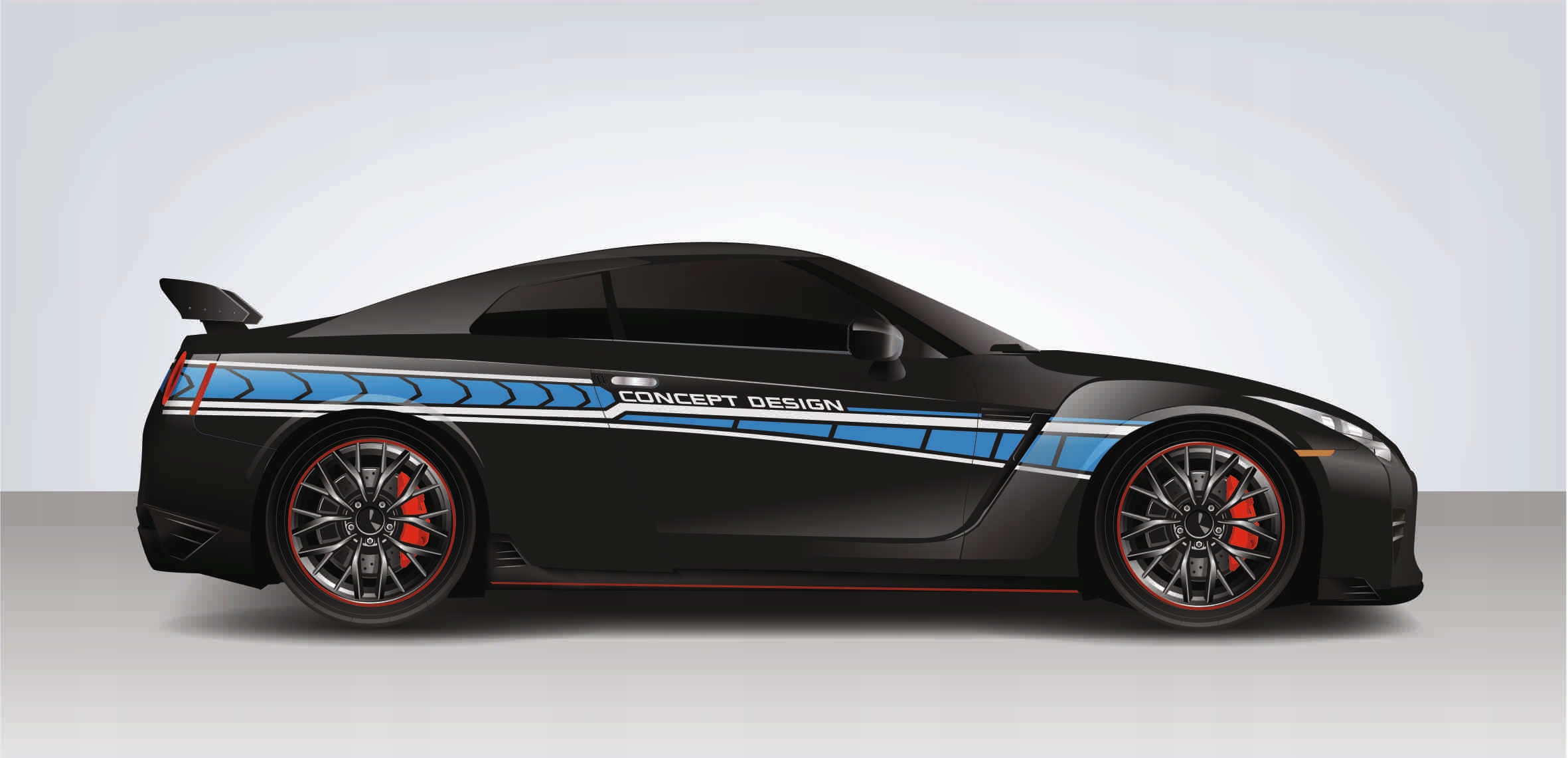 Tuningová nálepka Pásy na auto, auto Kvalita!