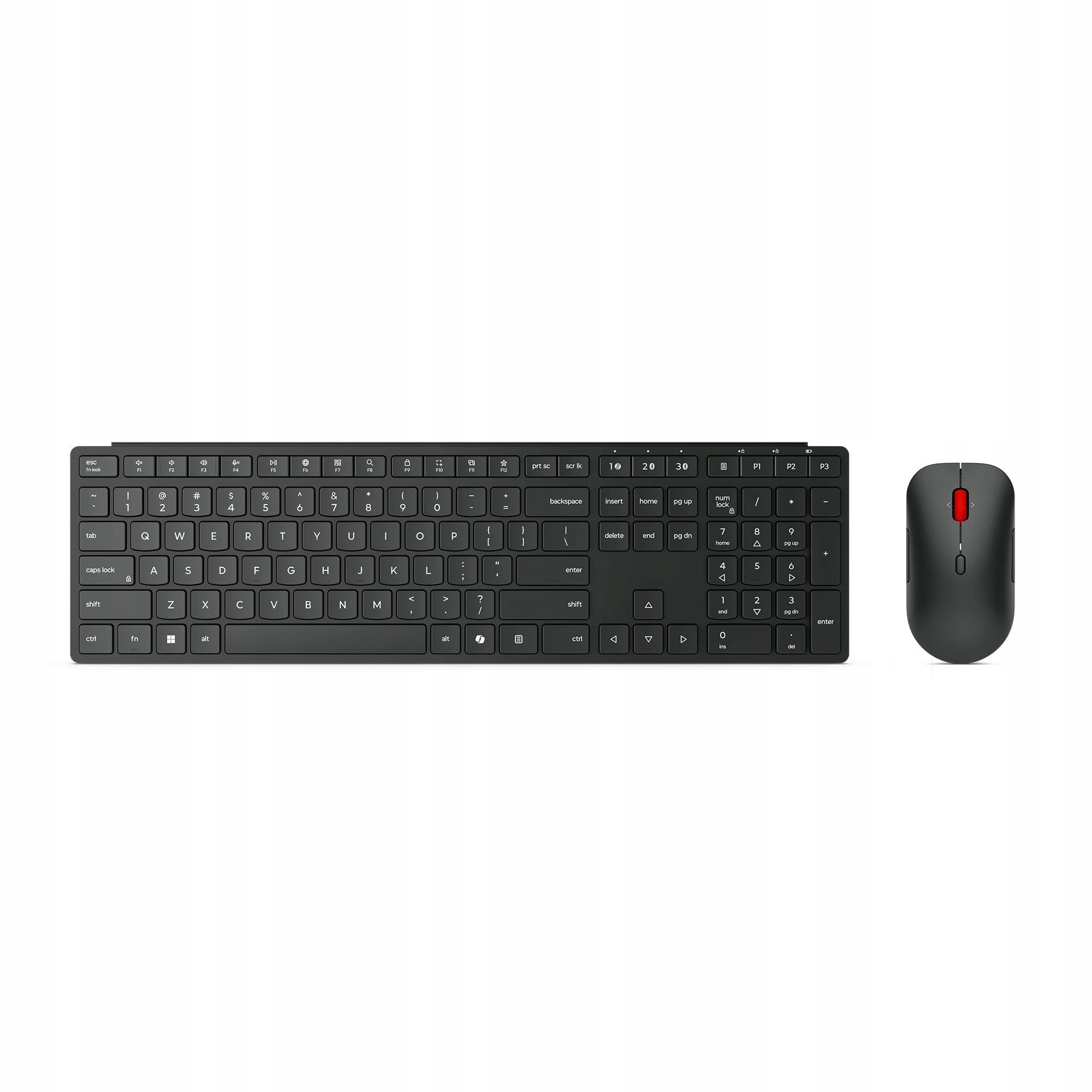Lenovo Wireless Multi-Mode Pro Combo 6000 klawiatura i mysz czarna