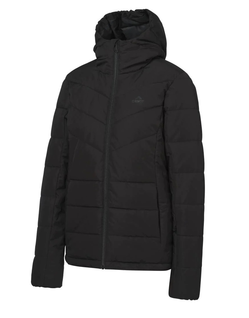 Crivit czarna kurtka narciarska damska, narty, snowboard M/L