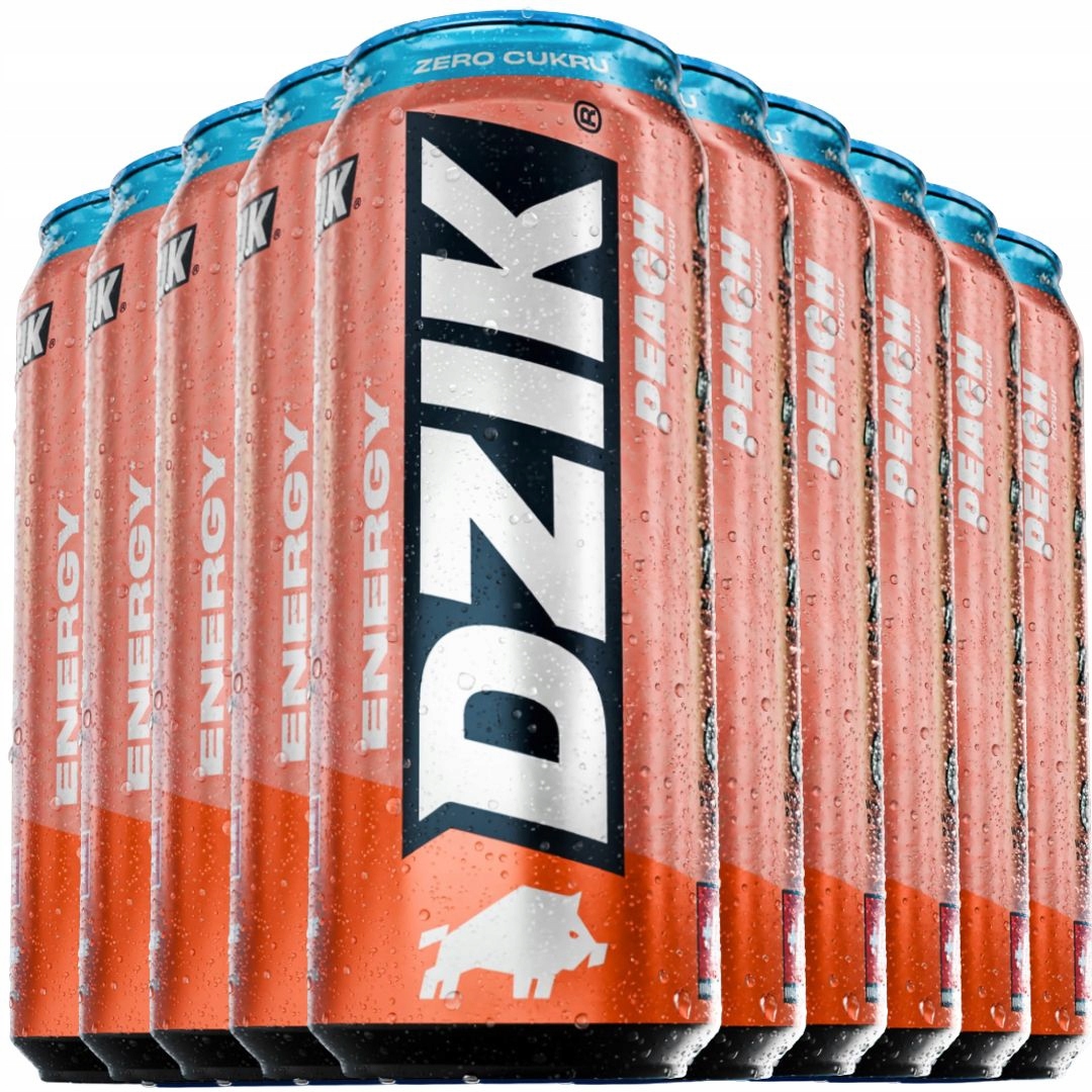 Wk Dzik Energy 500 ml Napój energetyczny Energetyk 0 kalorii 0 cukru koks