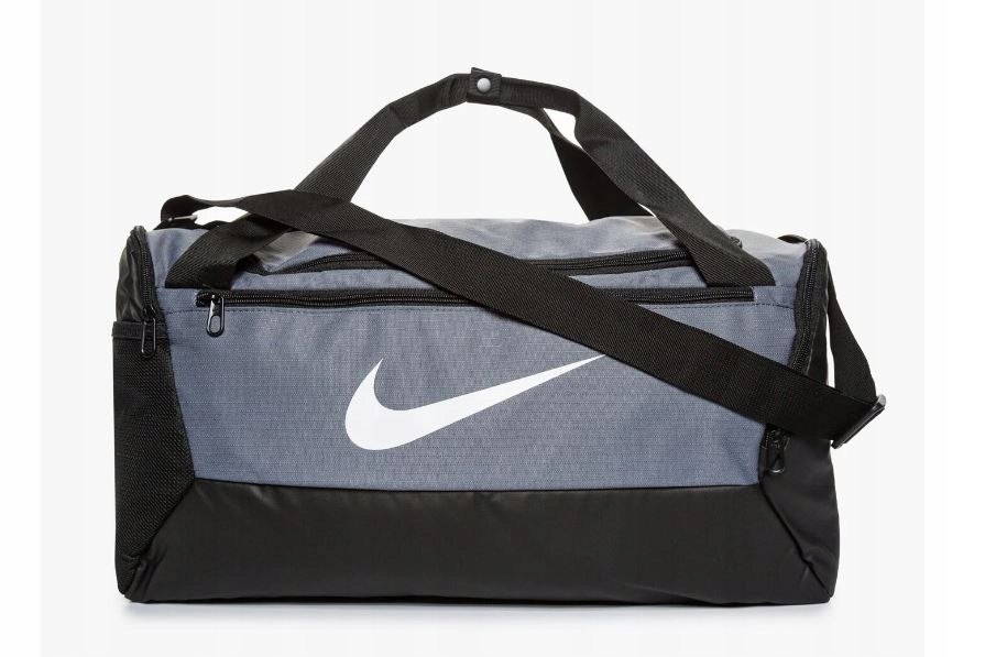 Nike Brasilia fitness sportovní taška velikost S 41 litrů šedá