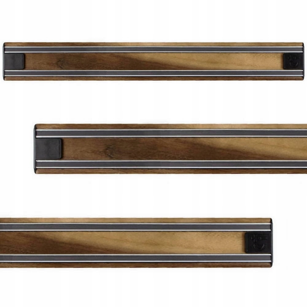 Bisbell Drevená magnetická lišta na nože 35 cm 350 mm B45A35