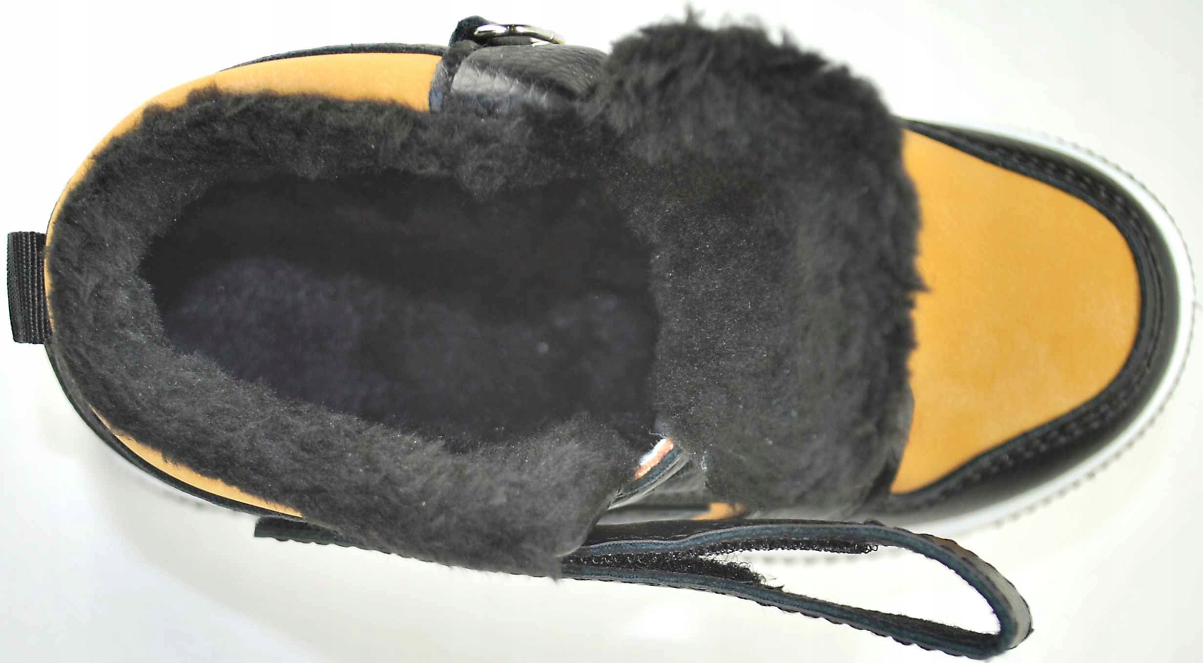 CAMEL ocieplane sportowe trzewiki rzepy na zimę 29 Długość wkładki wew. 18 cm