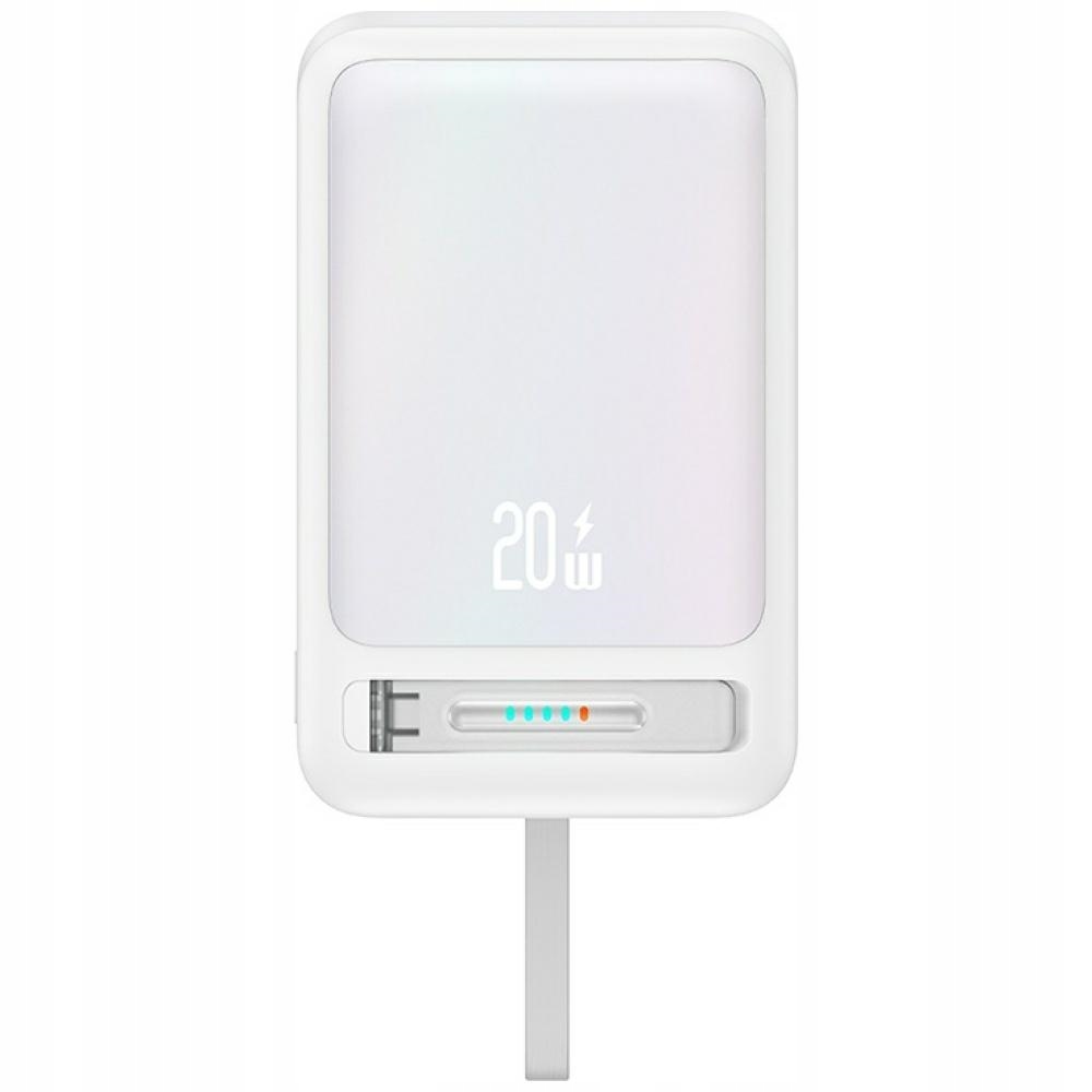 Powerbanka Usams XM Series CD219 10000mAh Magnetic Wireless bílá