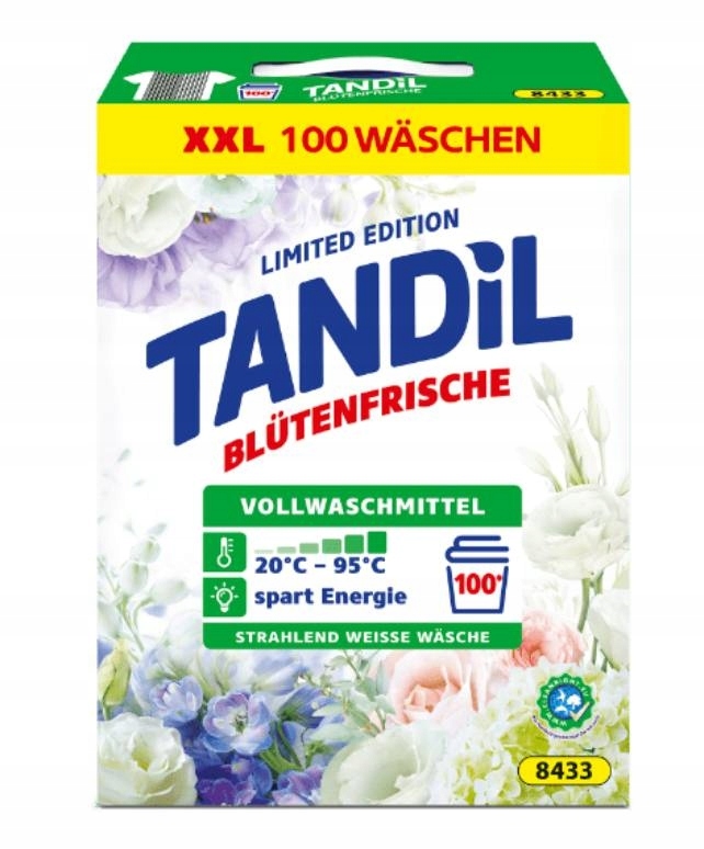 Levně Tandil Blutenzauber Květinový Prášek Praní Silné Bílé Tkaniny 6,54kg