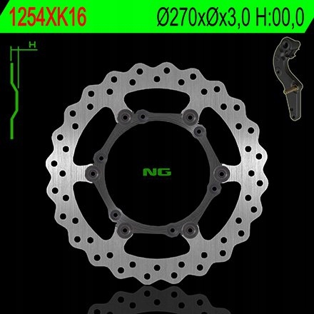 Predný Brzdový Kotúč S Adaptérom Oversize Ktm Husaberg 270X3