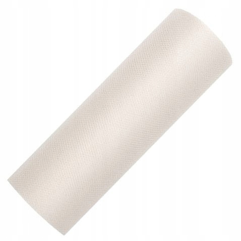 

Tiul dekoracyjny na rolce 15cm 9m Kremowy tkanina