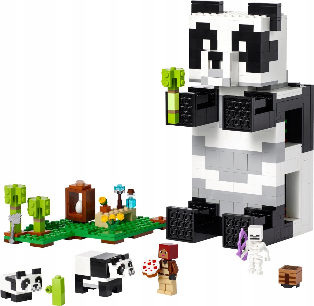 LEGO Minecraft 21245 Rezerwat pandy Liczba elementów 553 szt.