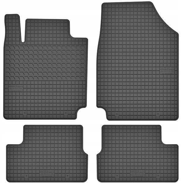 

Dywaniki gumowe Nissan Micra K12 03-10 +stopery Mh