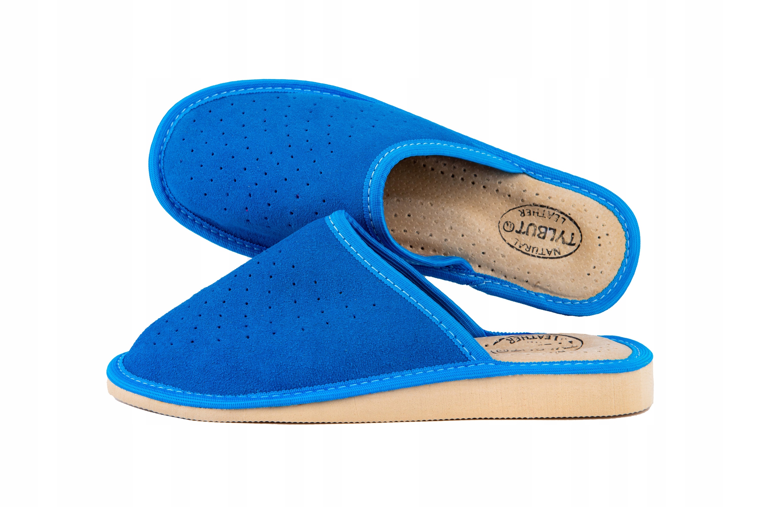 

Kapcie Damskie Skórzane, Zakryte Klapki Zamszowe