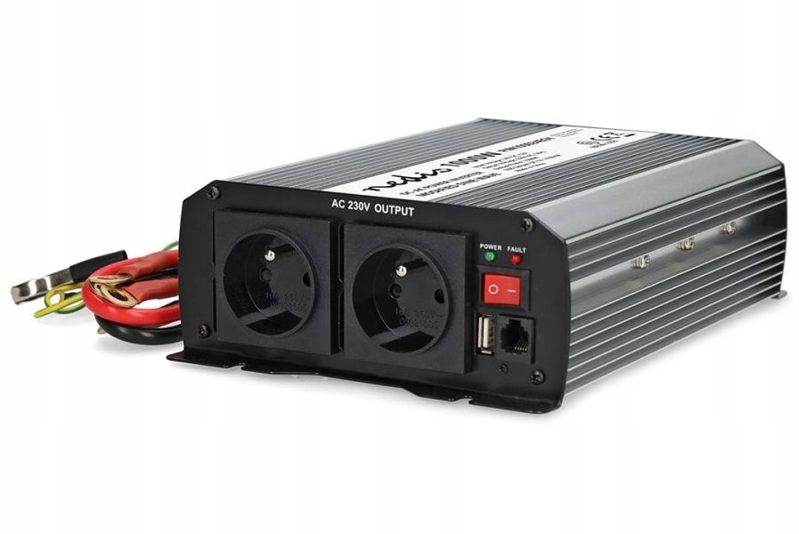 Nedis měnič napětí/ modifikovaná sinusoida/ 24 V DC/230 V Ac 50 Hz/ 1000 W