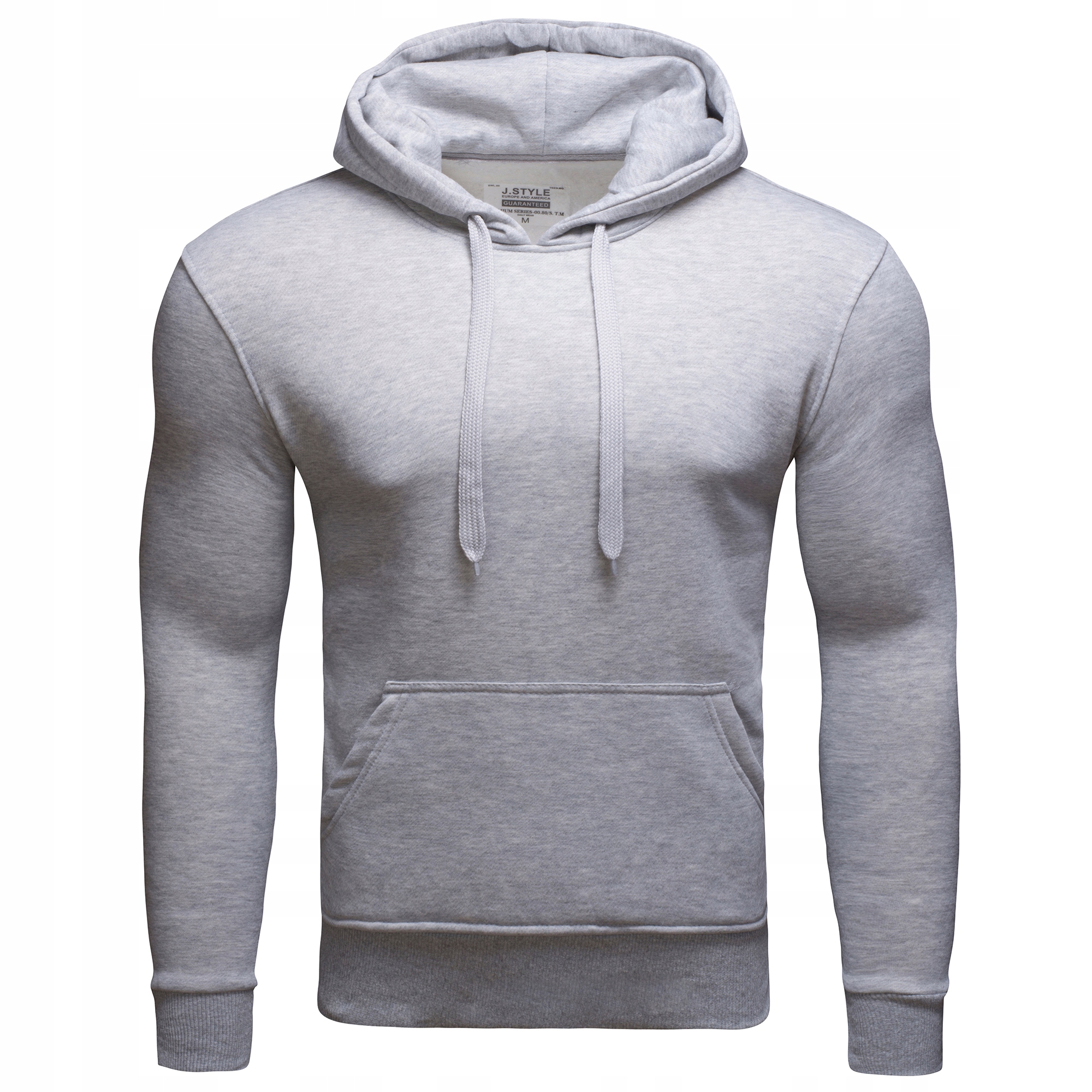

BL09 sza roz. XL Gładka Bluza Męska Z Kapturem