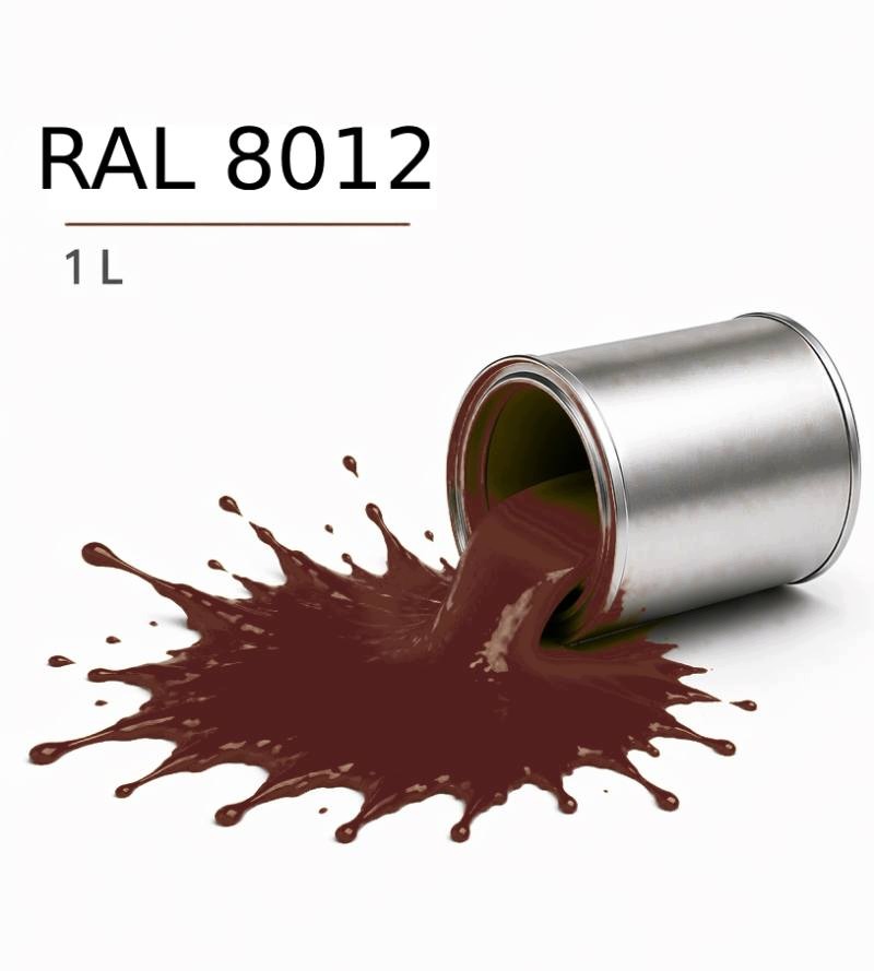 Ral 8012 Barva Průmyslová 1K 1L Horní Lak Vysoký Lesk