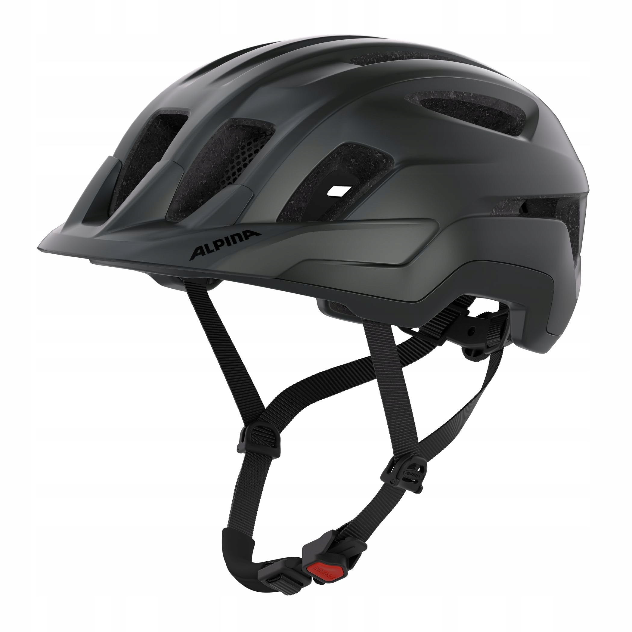 Kask Rowerowy Alpina Paranus Black Matt 55-59 (Fokus Line)